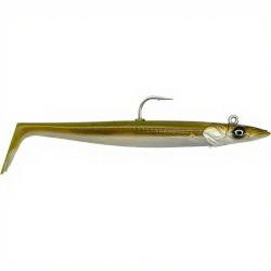 Leurre souple SAVAGE GEAR Sandeel V2 14cm Khaki