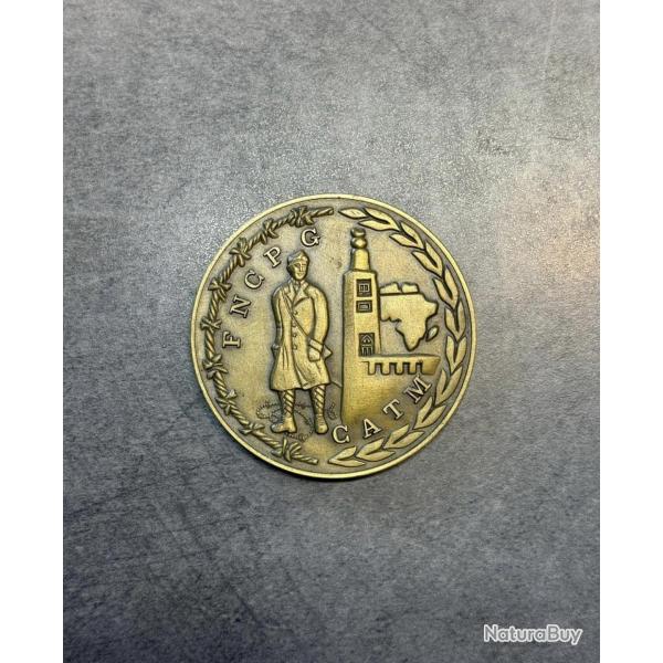 M�daille de table FNCPG-CATM - Anciens Combattants d'Alg�rie Tunisie Maroc