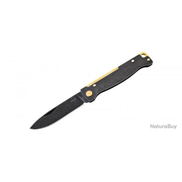 Couteau Atlas Boker Plus Stonewash noir et or