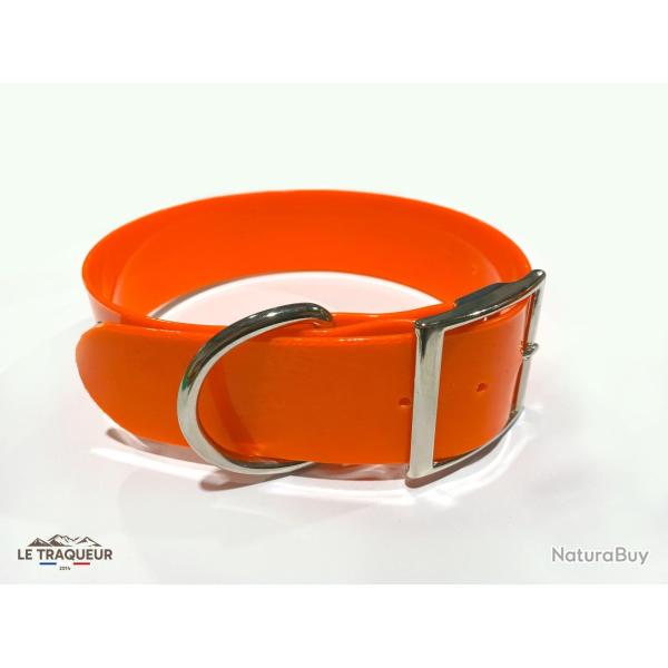 COLLIER BIOTHANE 50MM JAUNE