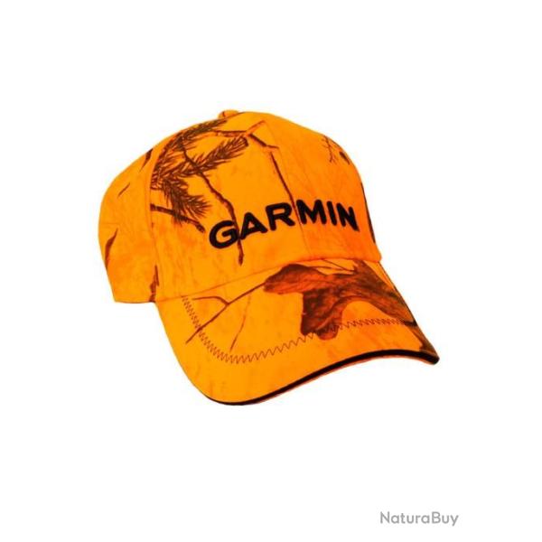 CASQUETTE GARMIN camo orange