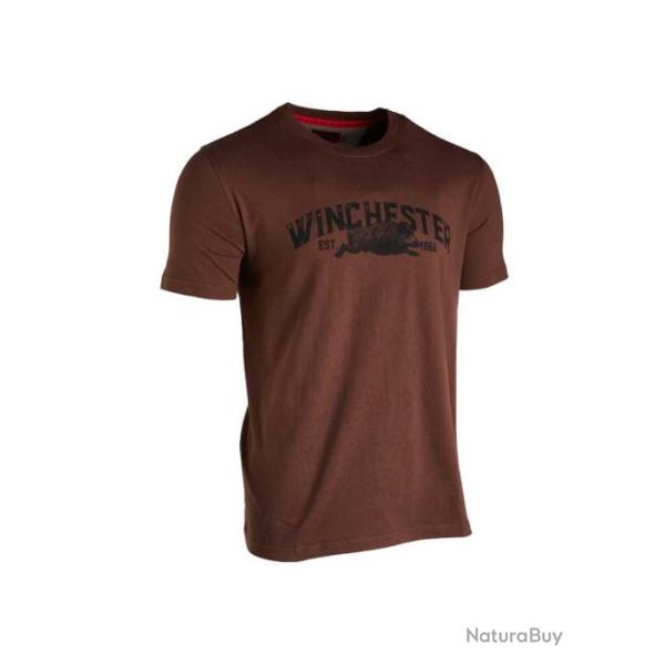 TSHIRT WINCHESTER VERMONT MARRON