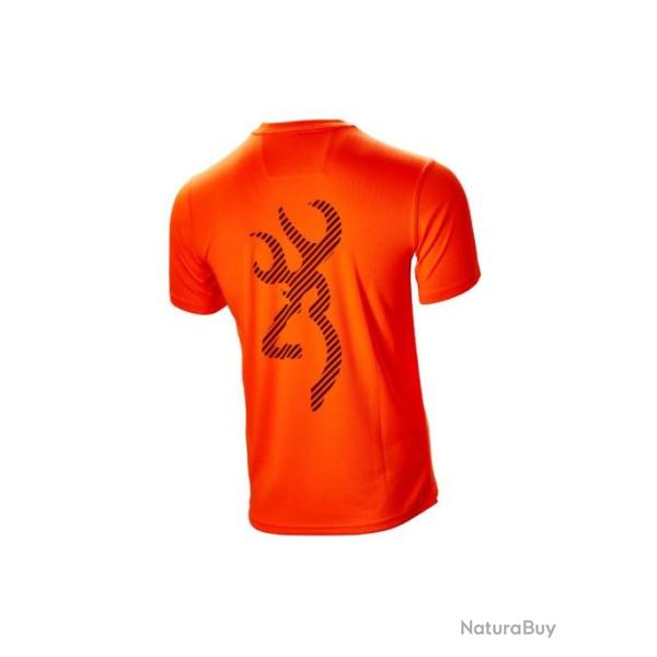 T SHIRT BROWNING TEAMSPIRIT ORANGE BLAZE