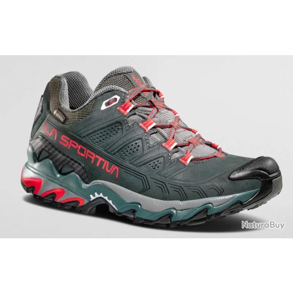 La sportiva ultra raptor II Leather WIDE woman gtx charcoal lollipop