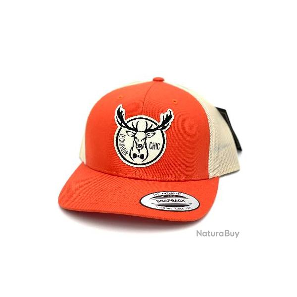 Casquette LE CHASSEUR CHIC Cerf ORANGE