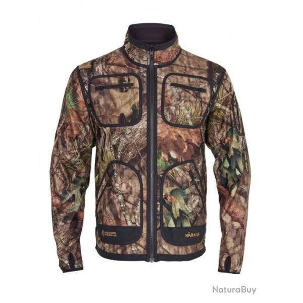 KAMKO FLEECE HUNTING HARKILA NOIR/CAMO MOSSY OAK L