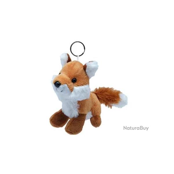 Porte-cl� renard en peluche 10 cm