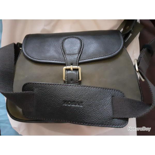 SAC A CARTOUCHES GREEN SUEDE BARON