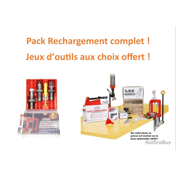 BF25 ! Kit complet de rechargement LEE avec presse Mono station + Jeu d'outils au choix