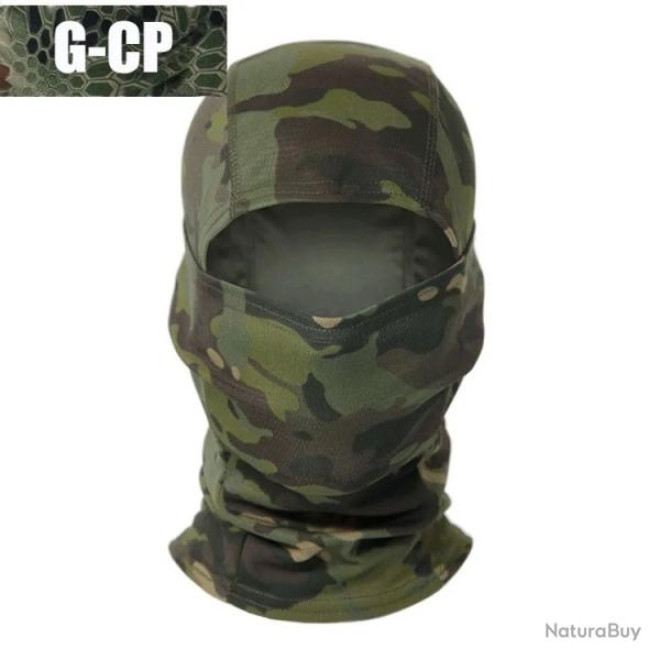 Masque intgral CamSolomon Dulbalaclava, couverture de bouclier, cyclisme chasse Camouflage vert
