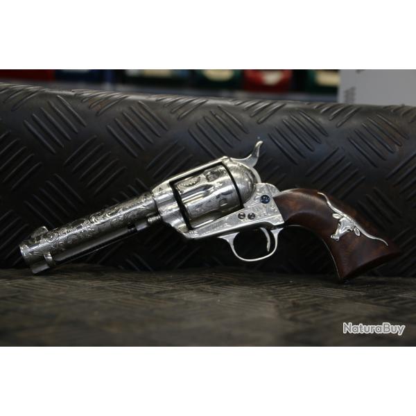 Colt SAA 1873 4" 3/4 gravure David Wade HARRIS cal 45 LC