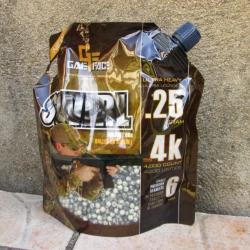 sac de Billes 6mm  airsoft 0,25g/4000 pcs ( voir photos)