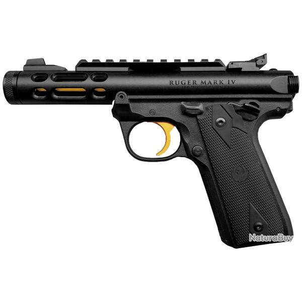 Ruger Mark IV 22/45 Lite Noir / Gold