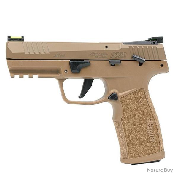 Pistolet Sig Sauer P322 Coyote Optic Ready Filet .22 LR