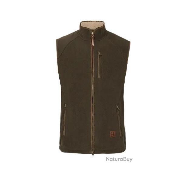GILET HARKILA POLAIRE SANDHEM SHERPA DEMITASSE BROWN (023823)