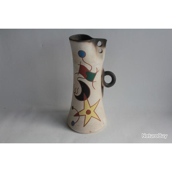 Vase cramique style Miro