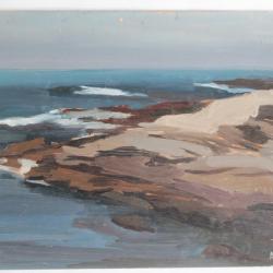 Tableau peinture Pierre Louis AYMAR Bord de mer