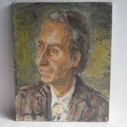Tableau peinture Portrait Homme Marius Woulfart