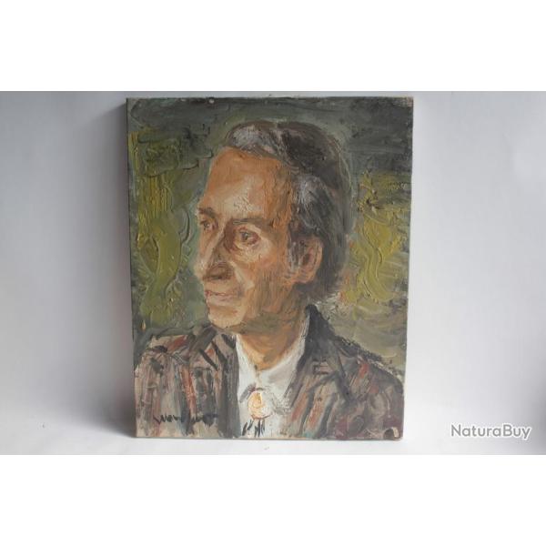 Tableau peinture Portrait Homme Marius Woulfart