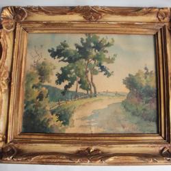 Aquarelle Paysage Thérèse Rostagnat