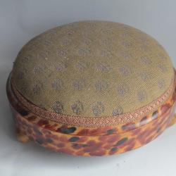 Petit repose-pieds circulaire 1900