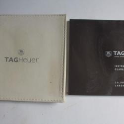 TAG HEUER livret notice montre Calibre 1887 Chronograph