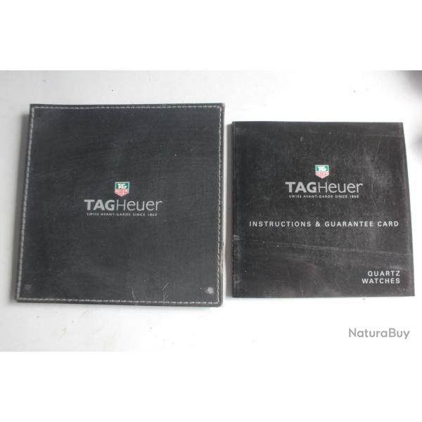 TAG HEUER livret notice montre Quartz Watches