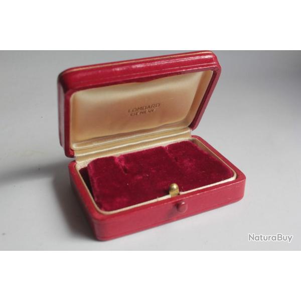 LOMBARD �crin pour bijoux cuir rouge
