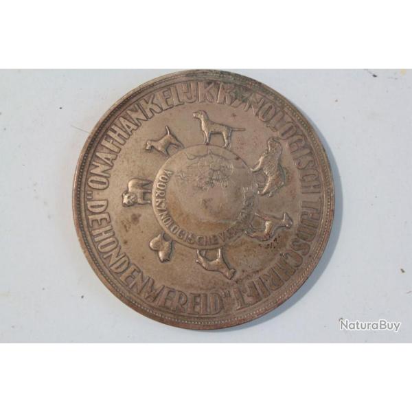 Mdaille cynophile bronze Chiens Pays-Bas