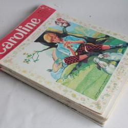 Lots 13 Magazines Caroline Hebdomadaire filles XXe siècles 1964