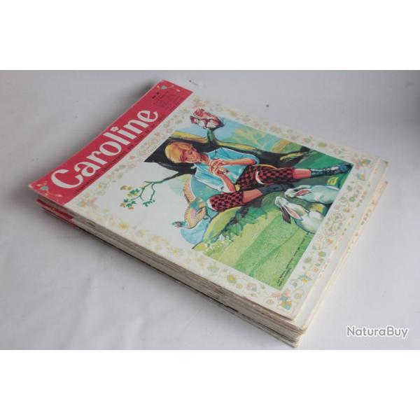 Lots 13 Magazines Caroline Hebdomadaire filles XXe si�cles 1964