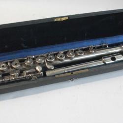 Flûte traversière Laubé métal argenté