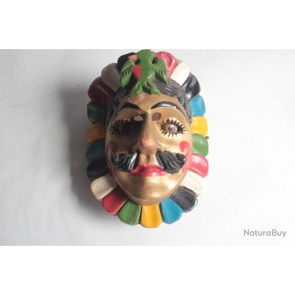 Masque bois sculpt Guatemala