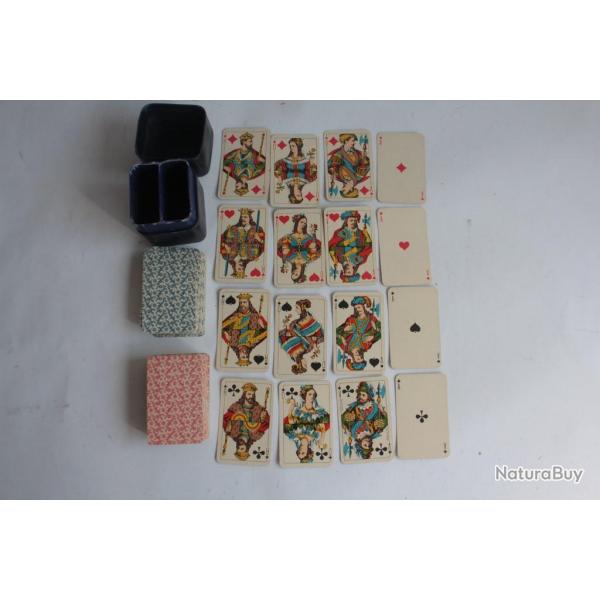 Double Jeu de cartes Patience petit format Mller & Cie