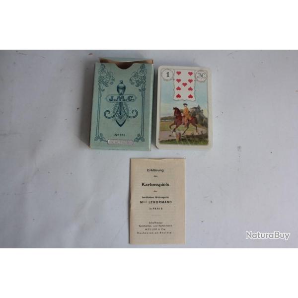 Jeu de cartes N151 Lenormand J.M.C. Cartomancie deutsch