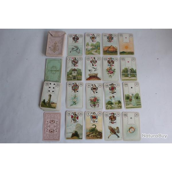 Jeu de cartes N151 Lenormand J.M.C. Cartomancie