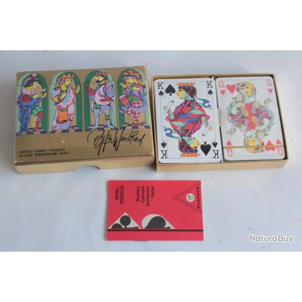 Double Jeu de cartes Bjorn Wiinblad