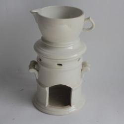 Tisani&egrave;re fa&iuml;ence blanche Niderviller