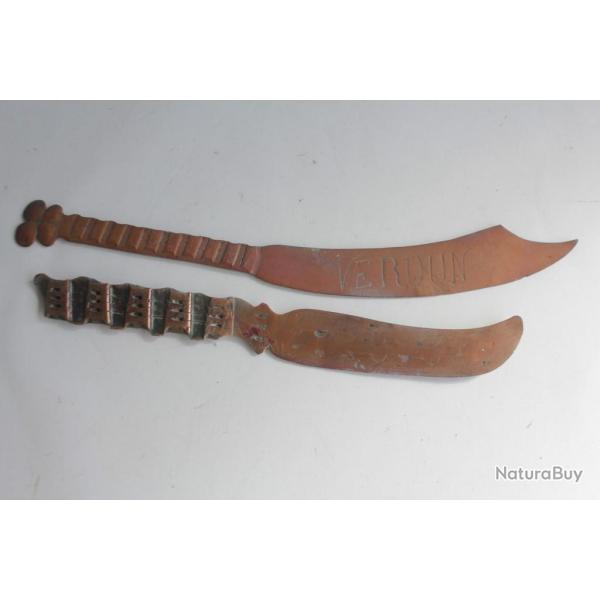 Ouvre lettres Travail des tranch�es Poilus guerre Verdun 1914-18