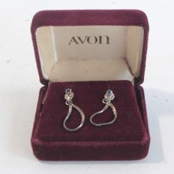 Boucles d'oreilles argent Avon