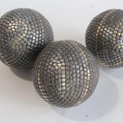 Boules Lyonnaises cloutées bicolores