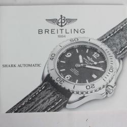 BREITLING livret notice montre Shark automatic