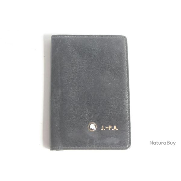 MONTBLANC porte cartes cuir