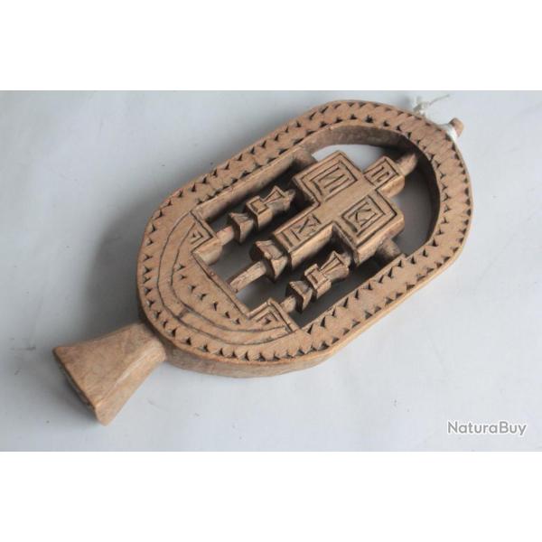 Ancien Sceau bois croix Copte