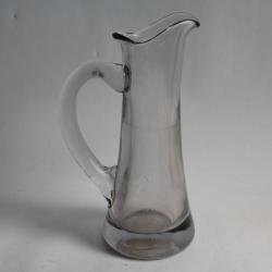 Broc Pichet &agrave; eau verre souffl&eacute;e XIXe si&egrave;cle