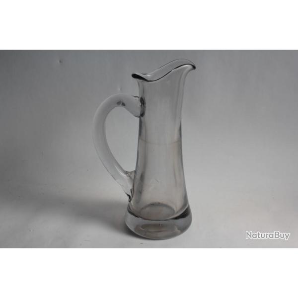 Broc Pichet � eau verre souffl�e XIXe si�cle