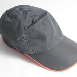 HERMES Casquette noir orange T60