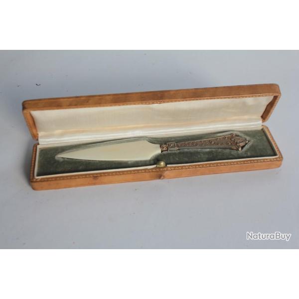 Ouvre lettre Coupe papier argent Art Nouveau