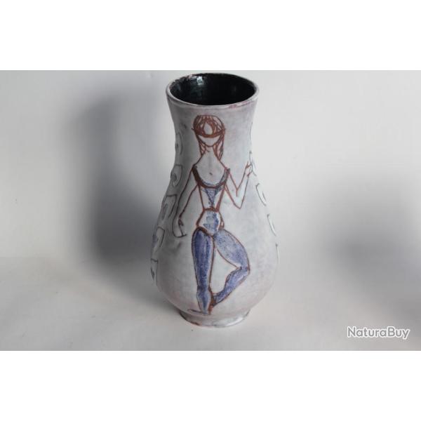 Vase cramique Le Triskel Vallauris