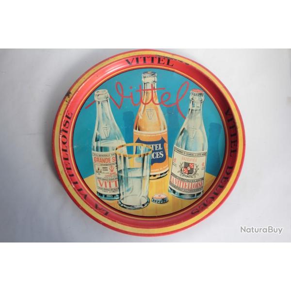 Plateau publicitaire tle Vittel La vittelloise 1950 Bistrot